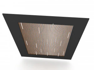 Madera de techo moderna Modelo 3D