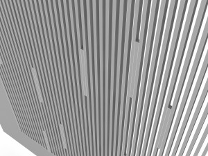Modern ceiling wood Model 3D