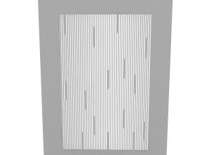 Modern ceiling wood Model 3D