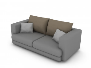Modern sofa model 3D 3D Model