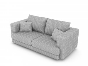 Modern sofa model 3D 3D Model