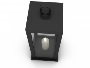 modern candle holder Model 3D