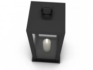modern candle holder 3D Model