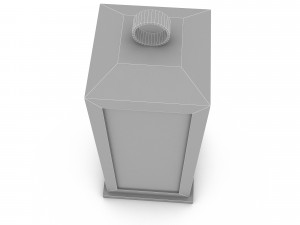 modern candle holder Model 3D
