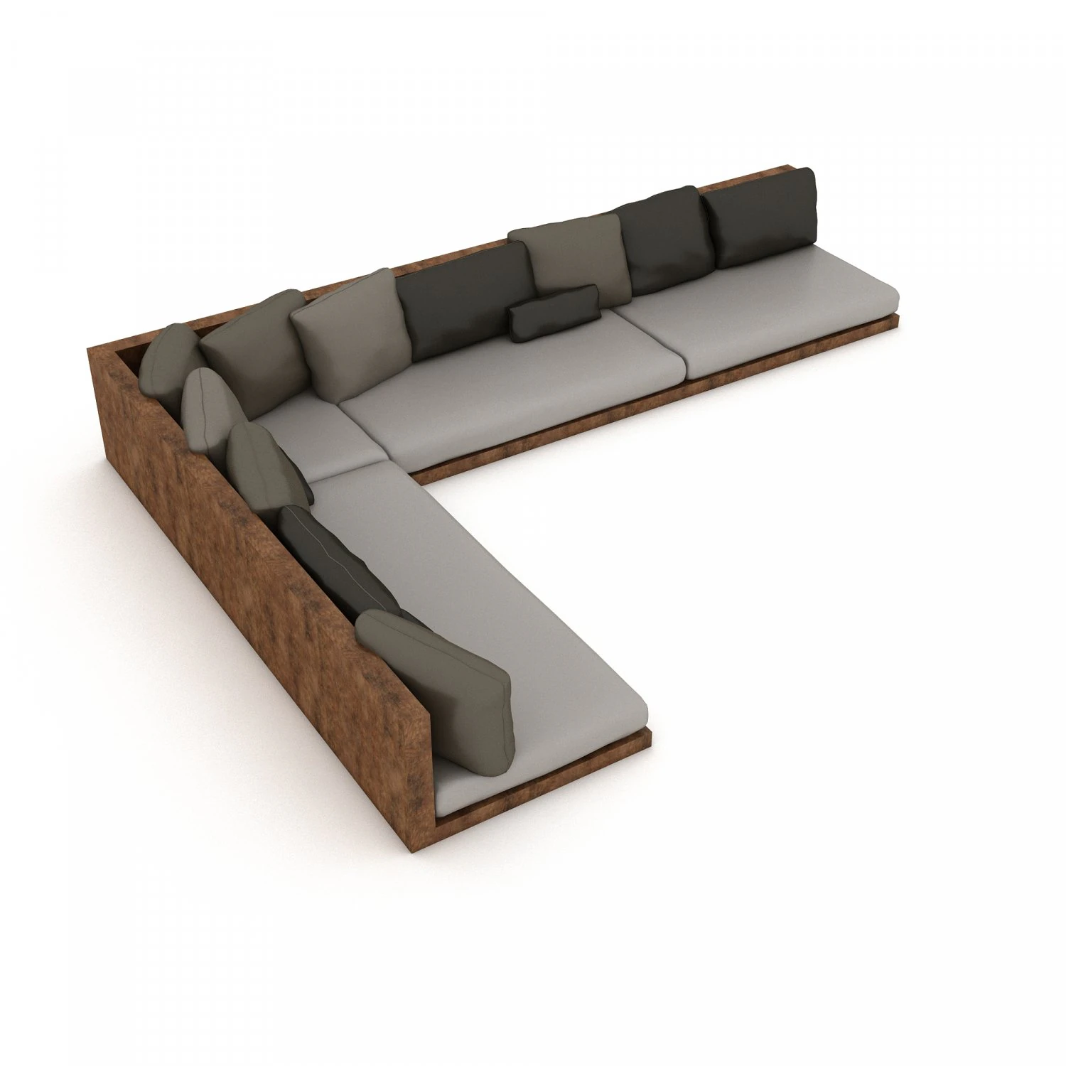 Corner seat 05 model 3D Model .c4d .max .obj .3ds .fbx .stl .blend 