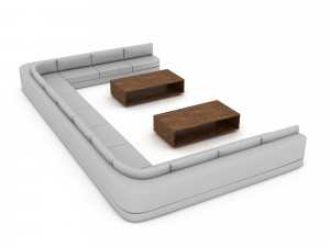 3D sofa 08 3D Model