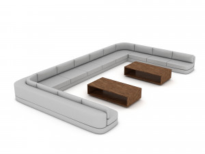 3D sofa 08 Modelo 3D