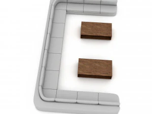 3D sofa 08 3D Model