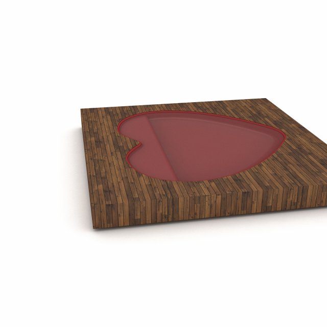3D jakuzi model hearth model Modelo 3D .c4d .max .obj .3ds .fbx .stl .blend 