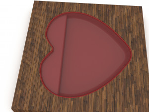 3D jakuzi model hearth model Modelo 3D