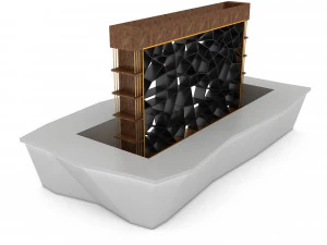 3d bar model 03 3D Model