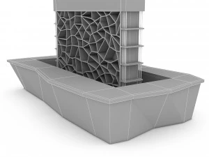 3d bar model 03 3D Model