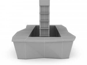 3d bar model 03 3D Model