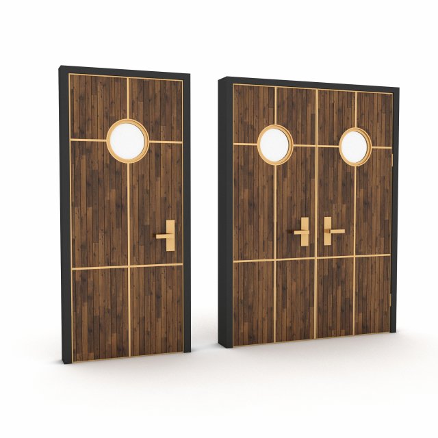 3D ship door 3D Model .c4d .max .obj .3ds .fbx .stl .blend 