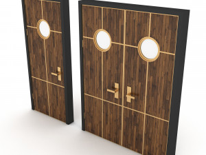 3D ship door 3D Model