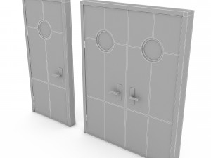 3D ship door 3D Model