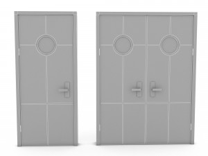 3D ship door 3D Model