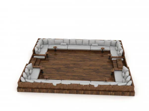 Pozo de fuego 05 modelo 3d Modelo 3D