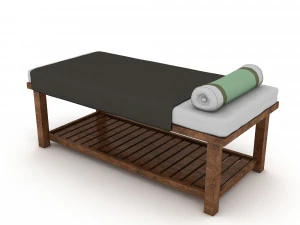 마사지 침대 3D 모델