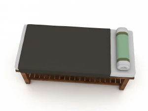 마사지 침대 3D 모델