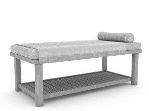 마사지 침대 3D 모델