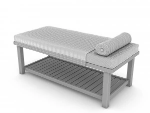 마사지 침대 3D 모델