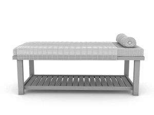 마사지 침대 3D 모델