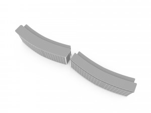 wooden reception 03 3D Model