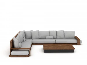 3D corner seat 09 3D Model