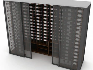 Wine stand 02 model 3D Model