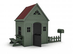 Toy garden house 3D Model