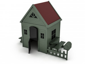 Toy garden house 3D Модель