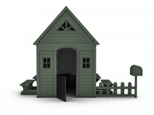 Toy garden house 3D Модель