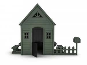 Toy garden house 3D Model