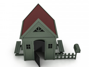 Toy garden house 3D Модель