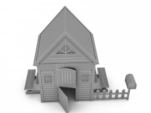 Toy garden house 3D Модель