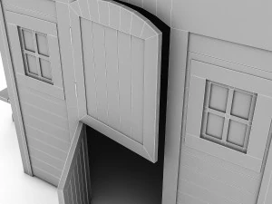 Toy garden house 3D Model
