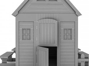 Toy garden house 3D Model
