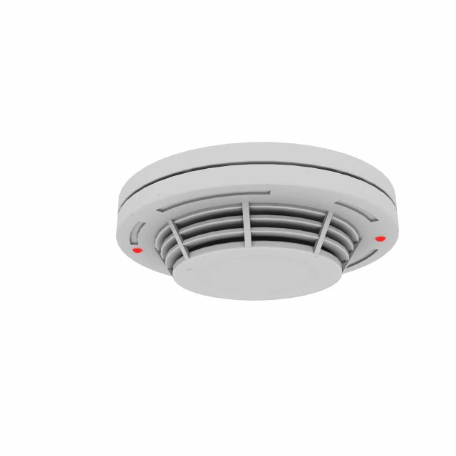 Smoke sensor 3D Model .c4d .max .obj .3ds .fbx .stl .blend