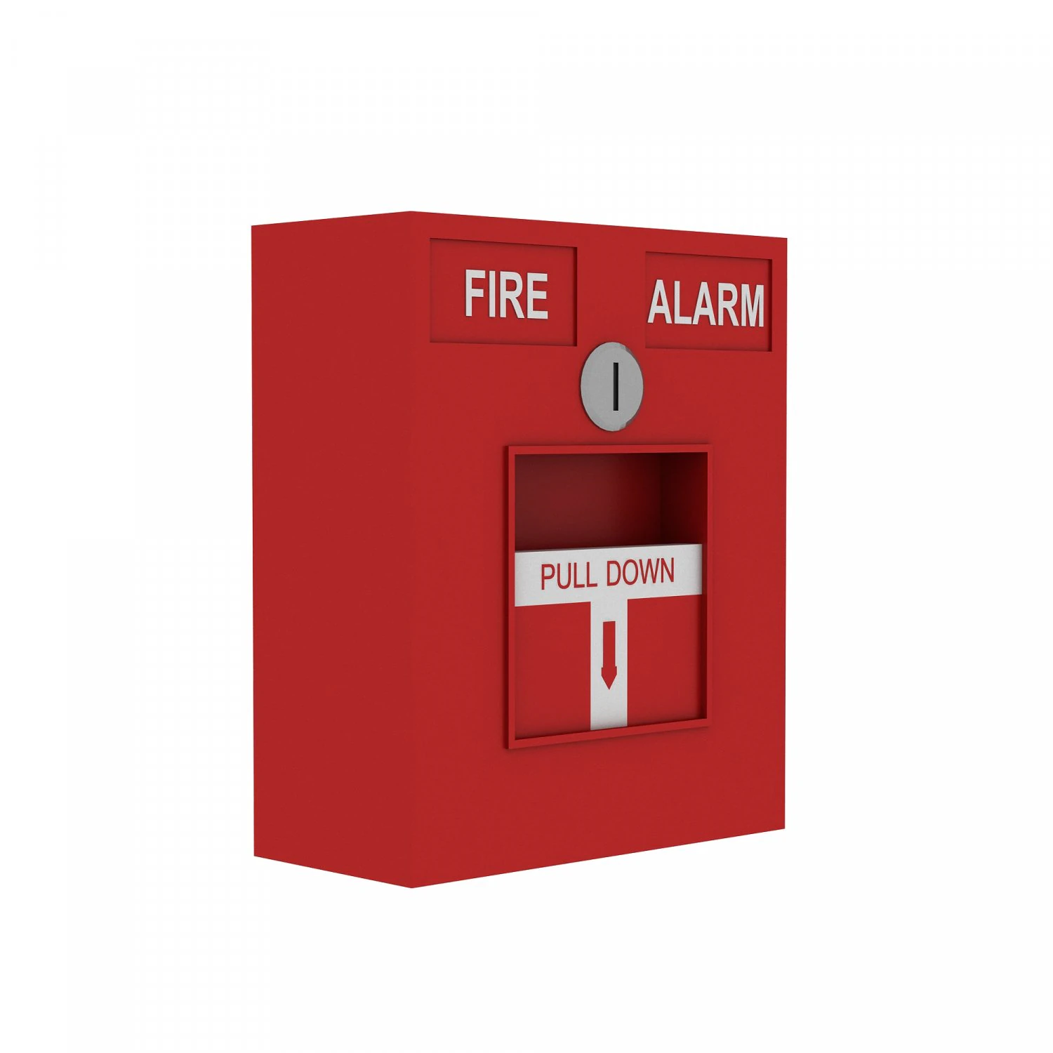 3D fire alarm model 3D Model .c4d .max .obj .3ds .fbx .stl .blend 