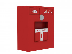 3D fire alarm model 3D Model