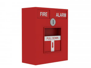 3डी फायर अलार्म मॉडल 3D मॉडल