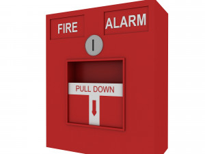 3D fire alarm model 3D Model