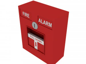 3D fire alarm model 3D Model