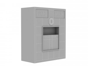 3D fire alarm model 3D Model