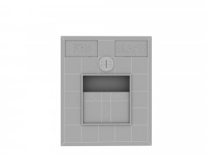 3D fire alarm model 3D Model