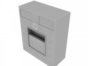 3D fire alarm model 3D Model
