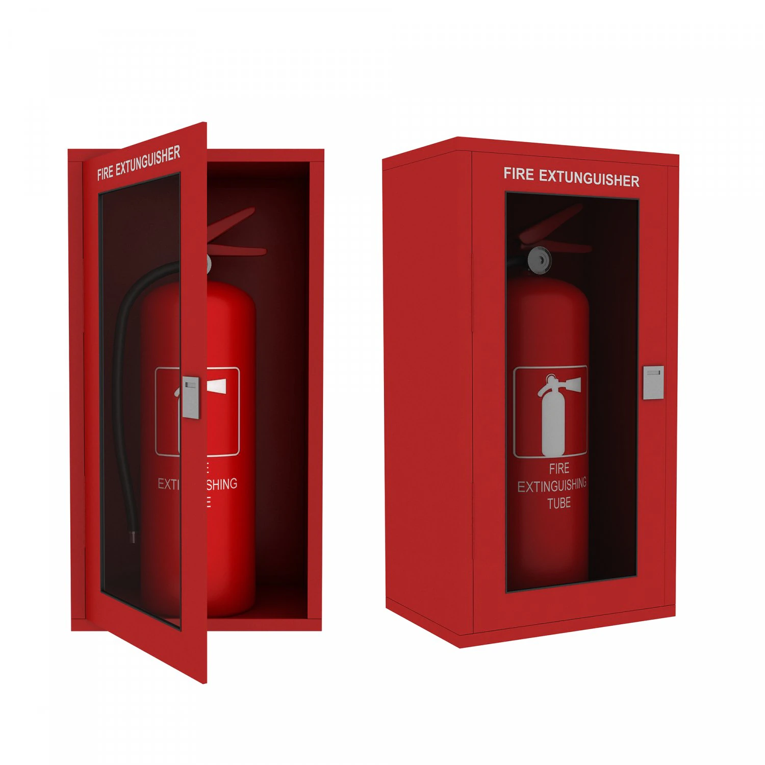 Fire extinguisher model model 3D Model .c4d .max .obj .3ds .fbx .stl .blend 