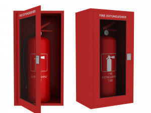 Fire extinguisher model model 3D Модель