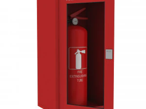 Fire extinguisher model model 3D Model